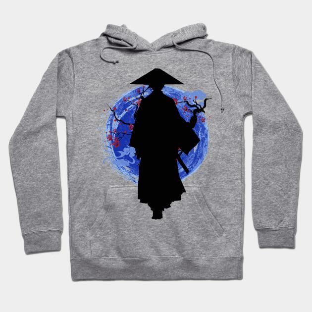 Mizu Blue eye Samurai Hoodie by Kaniart